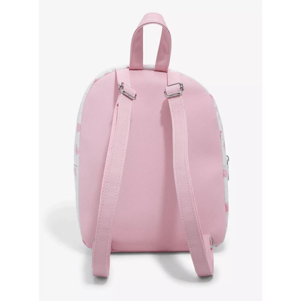 Sanrio My Melody Pink and White Pastel Rose Mini Backpack - Picture 3 of 4